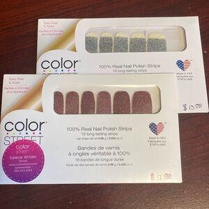 Color street nail polish strips